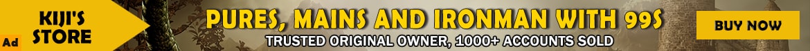 Special RuneScape - Old School account offer from Kiji