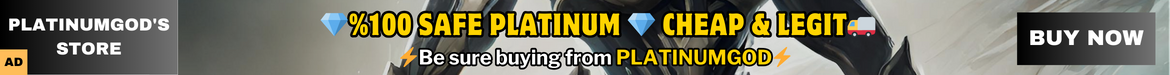 Special Warframe currency offer from platinumgod