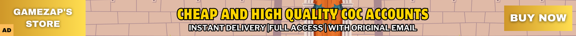 Special Clash of Clans accounts offer from GameZap