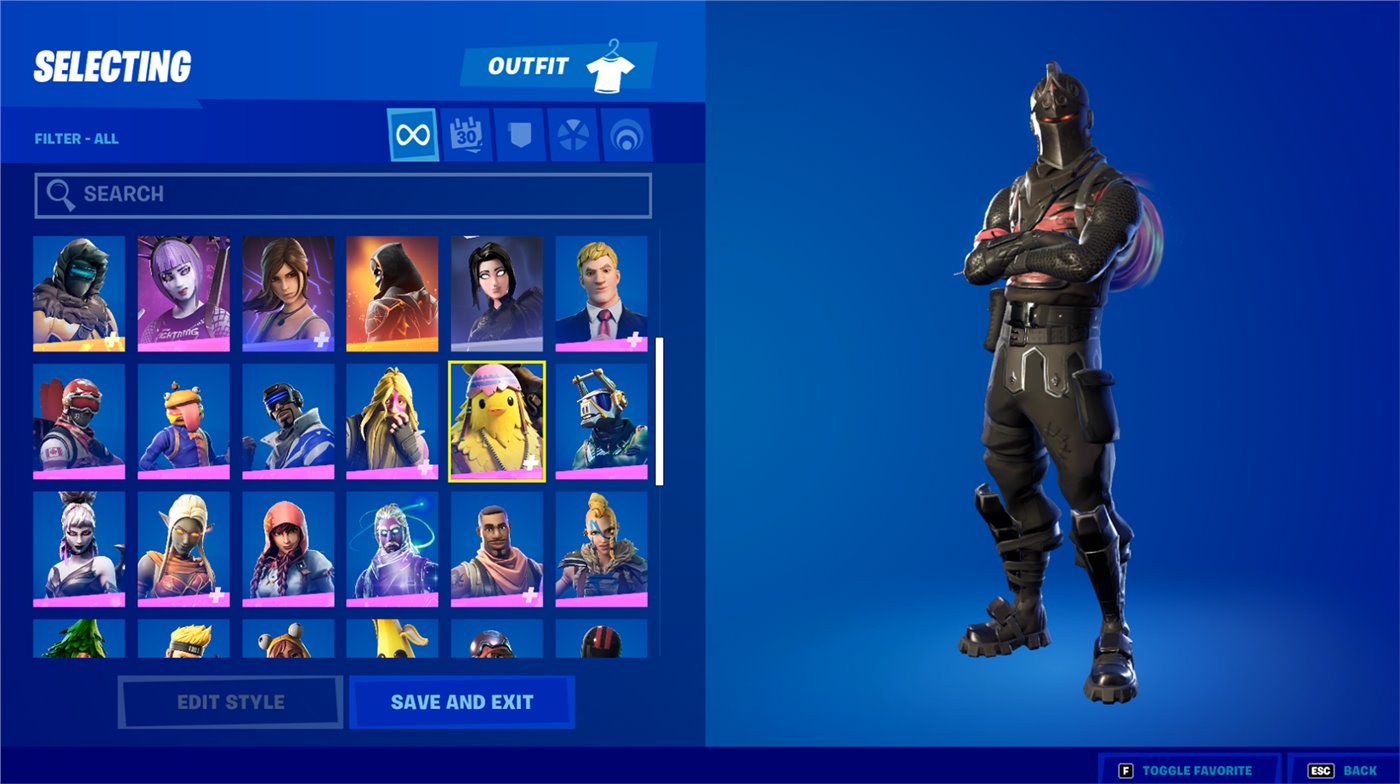 OG Fortnite Account | Black Knight | Galaxy Skin | Save The World | ID ...