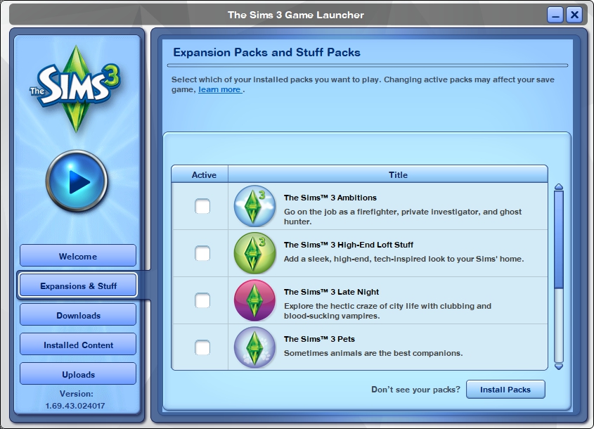 the sims 4 all expansions mac