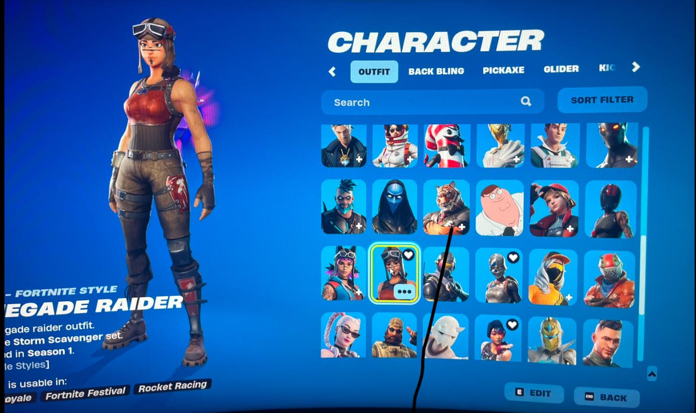 Og Fortnite Locker Flex! Ogrenegade Raider, Blue Knights, Sparkle 