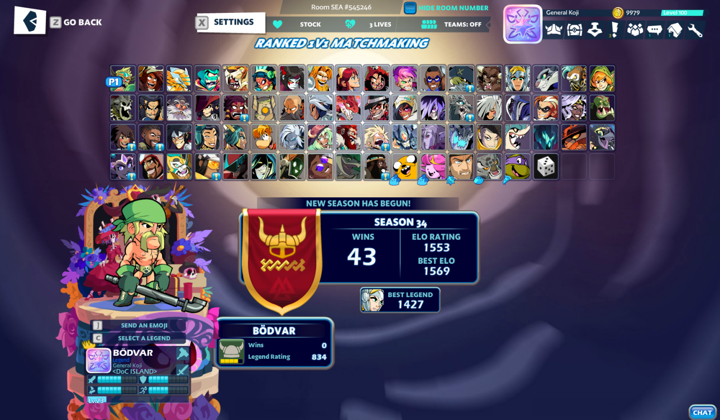 Brawlhalla Account