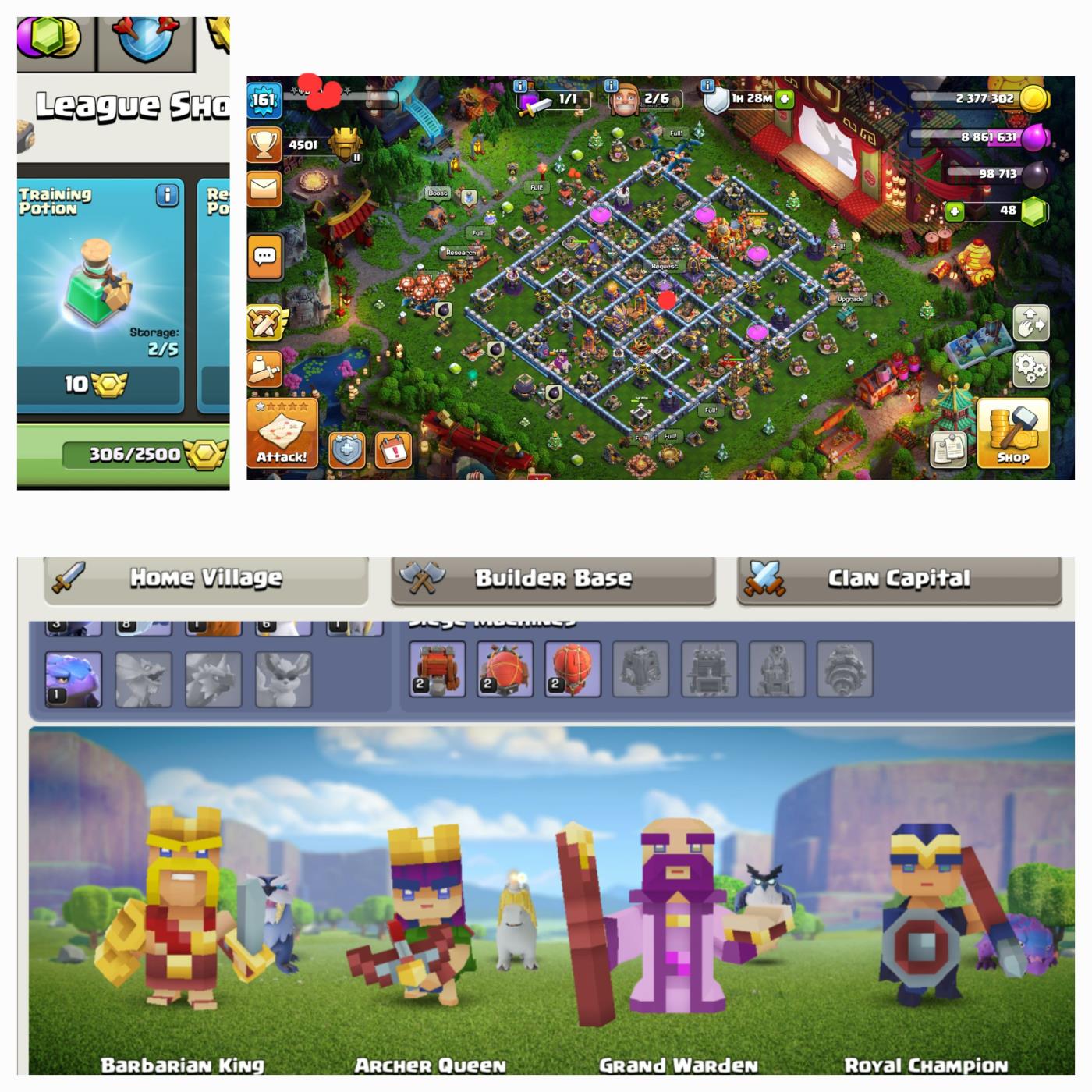 *50%* SELL FOR 75$ WORTH 150$ | 2 in 1 SUPERCELL ID CONTAIN CLASH ...