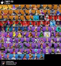 PC 107 SKINS/68 MAXED REBIRTH RAVEN,GOLD MIDAS,SPIDER-MAN,AQUAMAN ...