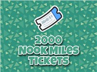 2000 Nook Miles Tickets