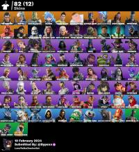 82 SKINS , OPTIMUS PRIME , CLONE TROPPER , 3200 VBUCKS , DISMAL C ...