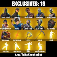 [Full Access] 185 Skins| Travis Scott| Black Knight| The Reaper ...