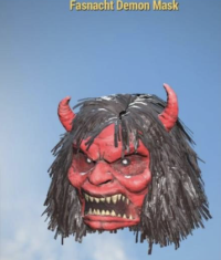 FALLOUT 76 - FASNACHT DEMON MASK HELMET - VERY RARE - CHEAPEST ON ...