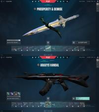 NA | 3500 Valorant Points | Knife [ Prosperity ] 10 Skins [ Araxy ...