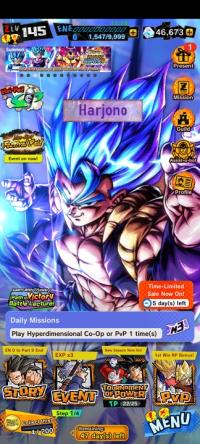 #335 [Global][Android] [Bandai ID] Ultra Gogeta Blue + 62 Sparkli ...