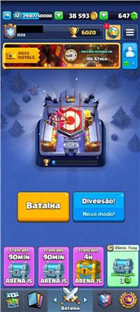 Clash Royale account, level 12, all cards, 80,000 from another, 600 gems