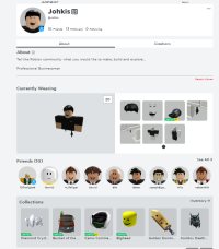 Korblox account with stacked items | ID 195459101 | PlayerAuctions