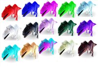 PC PVE NEW TOP STATS COLOR GIGA BASE STATS HP17520 WE1365 DMG1285% CLONE (MALE or FEMALE )come with saddle -61  colors to choose from