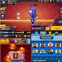 Clash Royale Account | All the Cards | Level 12 | Average Level 10 on all Cards | +5200 Trophies | Includes a Brawl Stars Game as a Bonus