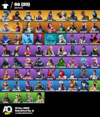 FORTNITE ACC WITH TRAVIS SCOTT, PSYCHO BANDIT, IKONIK, WORLD CUP ...