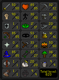 OSRS 50 Att Gmaul Pure w/ 85 Range/Mage + Desert treasure, Mith g ...