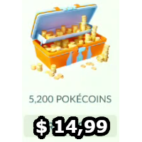 5,200 PokeCoins Fast & Safe