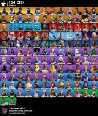 FORTNITE ACCOUNT 134 SKINS + PSN SKINS | ID 199579996 | PlayerAuctions