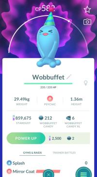 PARTY HAT FEMALE WOBBUFFET ||| Trade Immediately After Purchase - Event Pokemon