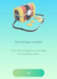 1x GIMMIGHOUL COIN BAG ||| Read The Description Before Buying - Pokemon Go Services