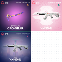 Daydreams Crowbar + Sakura Vandal + Ion Vandal + 500VP - NA REIGO ...