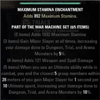 War Machine [Set of 5 parts] [Trial set]