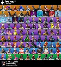 ONLY PC | Ghoul Trooper | Lara croft | Midas | Galaxia 90 skins | ID ...