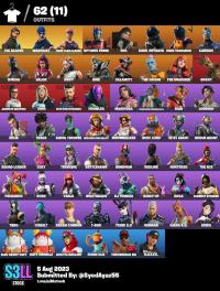 Full Access Pc|Psn|XBox 62 Skins OG Stw Season 3 Max|Era|Zoey|Rel ...