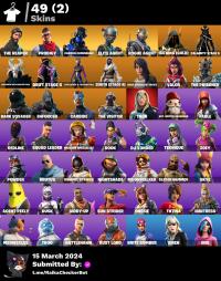 PC/XBOX/SWITCH 49 SKINS (OG SKINS,STACKED) - THE REAPER,PRODIGY,C ...