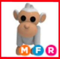 Mega Neon Fly Ride Albino Monkey | MFR Albino Monkey ADOPT ME [BE ...