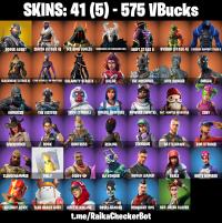 [PC/SWITCH] 41 SKINS: ROGUE AGENT,TAKE THE ELF,ZENITH S4,ICE KING ...