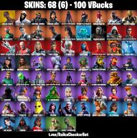 [PC/PSN/XBOX/SWITCH] 68 SKINS: TRAVIS SCOTT,REAPER,SENTINEL DARK ...