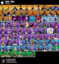 [PC ONLY]-(86 SKINS)-|OG FORTNITE ACCOUNT FOR SALE!!!|-|STW|-|TWI ...