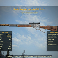 Bloodied Explosive Lever Action Rifle [25% less AP cost] lvl50