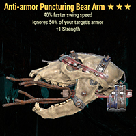 Anti-armor Bear Arm [40% faster swing speed/+1 Strength]