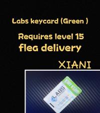 Lab.Green Keycard - (Flea Market Trade) Requires Level 15 Safe Fast