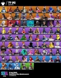 [PC/PSN/XBOX] OG FN ACC + 77 SKINS + NEO VERSA + MANDALORIAN + LA ...