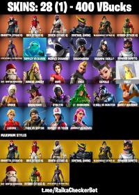 FORTNITE ACCOUNT 28 SKINS + RUST BUCKET | ID 205563545 | PlayerAuctions