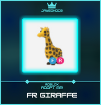 FR Giraffe [Adopt Me! - Roblox] | ID 192741603 | PlayerAuctions