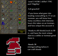HCIM Starter with 77 RC + 73 Agil! Full Graceful! ! 77Rc on an hardcore ironman, 100% favour! zerow - No email set! 