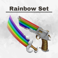 Rainbow Set - Murder Mystery 2 - MM2 | ID 194021941 | PlayerAuctions