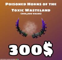 Roblox Limiteds | Poisoned Horns of the Toxic Wasteland - Poison ...