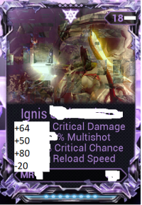 The God Roll Ms Cc Cd -negative Ignis Wraith Riven Multishot Crit 