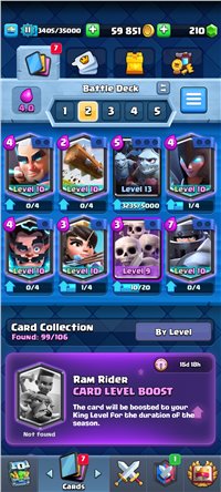 [Cheap] Level 11| 99 Cards|1 Old Maxed Card |9 Cool Emotes | H.Trophies-4143 |5 Year Badge|  Check Description