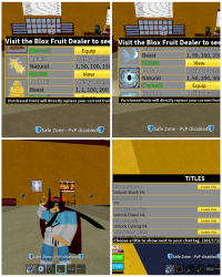 Roblox [Blox Fruits Account] tuck. Level 2,450 (Max level), 14 pe ...