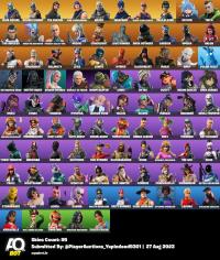 SKINS: 95 | The Reaper (Season 3), Royale Knight, Blue Squire, Fl ...